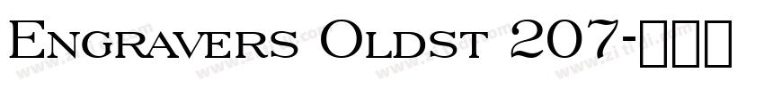 Engravers Oldst 207字体转换